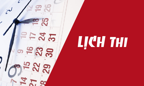 Lịch thi kết thúc học phần học kỳ II (2019 - 2020), các hình thức thi: Tiểu luận, Thực hành, thuyết tình, Vấn đáp