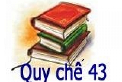 Quy chế 43: Đào tạo đại học và cao đẳng hệ chính quy theo hệ thống tín chỉ (Ban hành kèm theo Quyết định số 43/2007/QĐ-BGDĐT ngày 15 tháng 8 năm 2007 của Bộ trưởng Bộ Giáo dục và Đào tạo)
