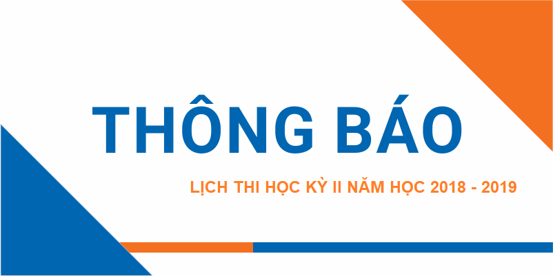 Lịch thi lại các lớp ĐH chính quy, học kỳ 1 (2018-2019) thời gian thi từ 19/8-23/8/2019