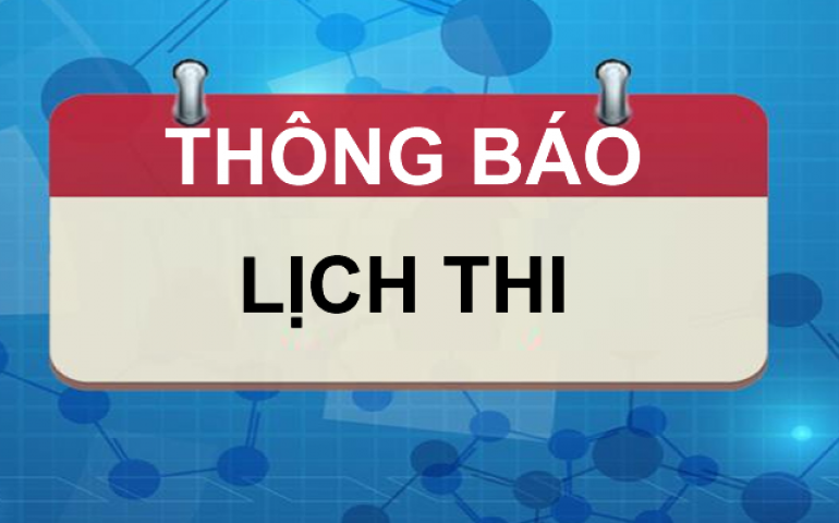 Lịch thi kết thúc học phần các lớp ĐH chính quy, HKII (2018-2019), ngày thi từ 21/3/219 đến 21/4/2019 tại 2 cơ sở